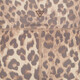 Meisjes fietsbroek met panterprint beige bruin