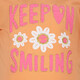 Meisjes T-shirt met opdruk oranje