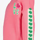 Meisjes sweater met bies roze