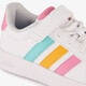 Grand Court 3.0 meisjes sneakers wit roze