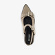 Dames slingbacks met gespen beige