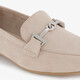 Dames loafers beige