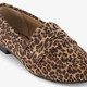 Dames loafers met panterprint bruin