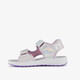 Meisjes sandalen met lichtjes zilver