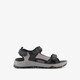 Leren dames sandalen zwart