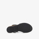Dames sandalen met sleehak zwart