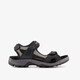 ECCO Offroad leren heren sandalen zwart