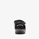 ECCO Offroad leren heren sandalen zwart