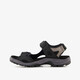 ECCO Offroad leren heren sandalen zwart