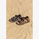 Leren heren sandalen bruin