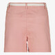 Dames bermuda short met riem lichtroze