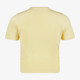 Cropped meisjes T-shirt geel