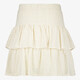 Meisjes rok met broderie details wit