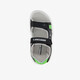 Jongens sandalen met lichtjes zwart groen