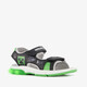 Jongens sandalen met lichtjes zwart groen