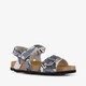 Jongens bio sandalen met camouflageprint grijs