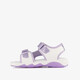 Meisjes sandalen met lichtjes lila