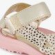 Meisjes sandalen goud roze