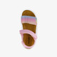 Meisjes bio sandalen metallic roze