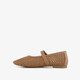 Dames mesh ballerina's bruin