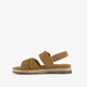 Dames sandalen cognac bruin
