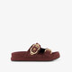 XX By Mess dames slippers bordeaux rood
