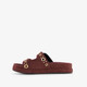 XX By Mess dames slippers bordeaux rood