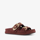 XX By Mess dames slippers bordeaux rood