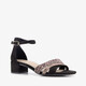 Marco Tozzi dames sandalen met hak zwart panter