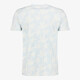 Heren T-shirt met palmbomen lichtblauw