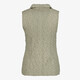 Mouwloze dames blouse groen