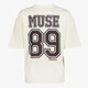 Dames T-shirt met backprint wit