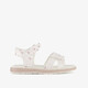 Meisjes sandalen met hartjes wit