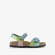Meisjes bio sandalen metallic multicolor