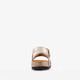 Meisjes sandalen met panterprint details goud