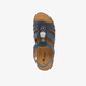Dames sandalen met sleehak blauw
