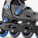 Kinder hardboot skeelers zwart blauw