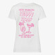 Dames T-shirt met backprint wit