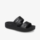 Baya Platform dames slippers zwart