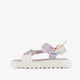 Sandalen meisjes met regenboog