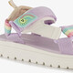 Sandalen meisjes met regenboog