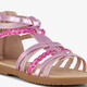 Meisjes sandalen met glitters roze