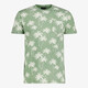 Heren T-shirt met palmbomen groen