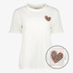 Dames T-shirt met backprint wit