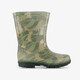 Kinder regenlaarzen met lichtjes en camouflageprint groen