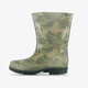 Kinder regenlaarzen met lichtjes en camouflageprint groen