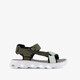 Sandalen jongens groen met lampjes