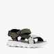 Sandalen jongens groen met lampjes