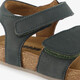 Leren jongens sandalen donkergroen