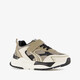 Jongens sneakers beige zwart